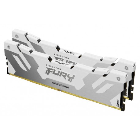 KINGSTON FURY Renegade White XMP 32GB DDR5 7600 MT/s / DIMM / CL38 / Kit 2x 16GB