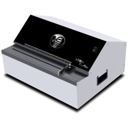 KOBRA perforátor kartonu FLEXPACK DESKTOP/ příčný řez 6 x 60 mm/ pracovní síře 427 mm/ 2-3 vrstvy kartónu najednou/ šedý
