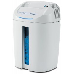 KOBRA skartovač +1 CC4/ příčný řez 3,5 x 40 mm/ A4/ kapacita 14 listů/ objem koše 38l/ stupeň utajení P4/ modro-bílý