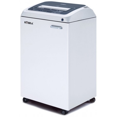 KOBRA skartovač 270 TS C4/ příčný řez 3,9 x 40 mm/ A3/ kapacita 26 listů/ objem koše 110l/ stupeň utajení P4/ šedý