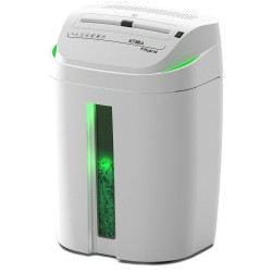 KOBRA skartovač S6-HYBRID/ příčný řez 5,8 mm/ A4/ kapacita 28 listů/ objem koše 40l/ stupeň utajení P2/ bílo-zelený