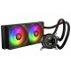 Krux vodní chladič CPU HydroGlance 240 ARGB LCD / 2x120mm ARGB / PWM / display / AMD i Intel