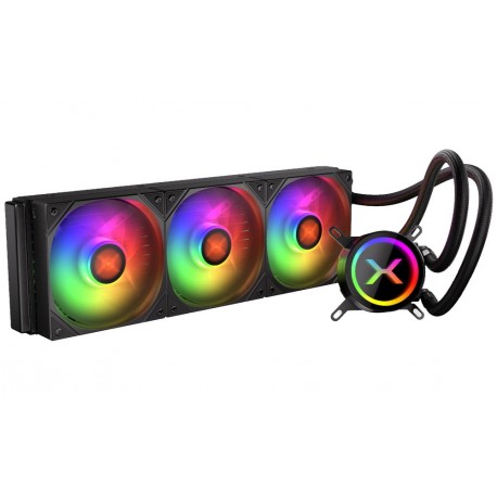Krux vodní chladič CPU HydroX 360 ARGB / 3x120mm ARGB / PWM / AMD i Intel