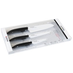 Kyocera Kuchařská sada 3 nožů (FK075WH-BK + FK125WH-BK + FK160WH-BK)
