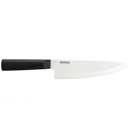 Kyocera Kuchařský nůž 18 cm, bílá čepel, černá rukojeť
