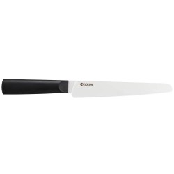 Kyocera Nůž na chleba 18 cm, bílá čepel, pilkový, černá rukojeť