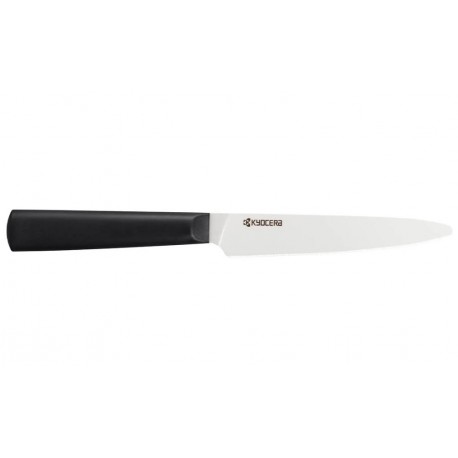 Kyocera Nůž na rajčata 12,5 cm, bílá čepel, pilkový, černá rukojeť
