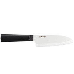 Kyocera Nůž Santoku 14 cm, bílá čepel, černá rukojeť
