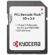 Kyocera TYPE D/E SD karta s Barcode, OCR fonty