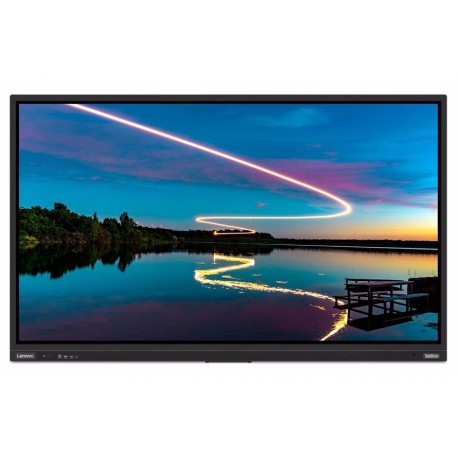 Lenovo ThinkVision T86 s kamerou/ 86" VA/ 3840x2160/ 16:9/ 400cd/m2cmd/ 4000:1/ 6,5ms/ HDMI/ DP/ USB/ RJ45/ VESA/ černý