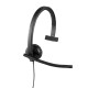 LOGITECH Headset H570e Mono/ drátová sluchátka + mikrofon/ USB/ černá