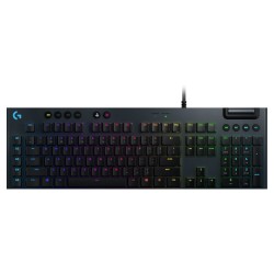 Logitech herní klávesnice G815 LIGHTSYNC RGB/ mechanická/ GL lineární/ USB/ US layout/ Carbon