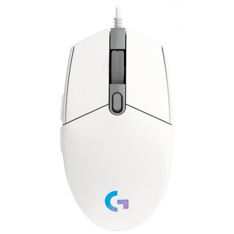 Logitech herní myš G102 LIGHTSYNC/ optická/ 6 tlačítek/ 8000dpi/ USB/ bílá