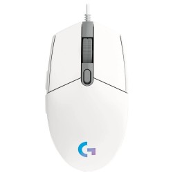 Logitech herní myš G203 LIGHTSYNC/ optická/ 6 tlačítek/ 8000dpi/ USB/ bílá