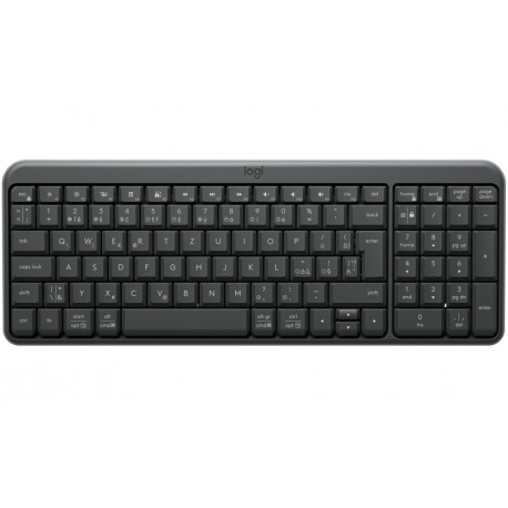 Logitech klávesnice K250/ Kompaktní/ Bezdrátová/ Bluetooth/ CZ/ Černá