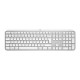 Logitech klávesnice MX Keys S/ bezdrátová/ Bluetooth/ USB-C/ US layout/ bílo-šedá