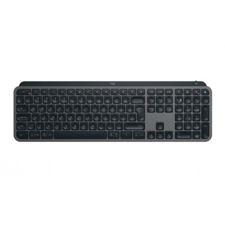 Logitech klávesnice MX Keys S/ bezdrátová/ Bluetooth/ USB-C/ US layout/ grafitová