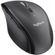 Logitech M705/ Bezdrátová/ Optická/ 1000dpi/ USB přijímač/ černo-šedá