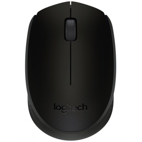 Logitech myš B170/ bezdrátová/ 3 tlačítka/ 1000dpi/ USB/ černá