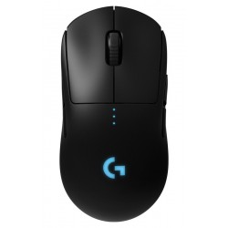 Logitech myš Gaming G PRO/ Bezdrátová/ Optická/ 25600dpi/ USB přijímač/ černá