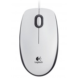 Logitech myš M100/ optická/ USB/ 2 tlačítka/ bílá/ 1000dpi