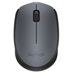 Logitech myš M170/ Bezdrátová/ Optická/ 1000dpi/ USB přijímač/ Sivá