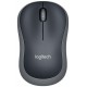 Logitech myš M185/ Bezdrátová/ Optická/ 1000dpi/ USB přijímač/ šedá