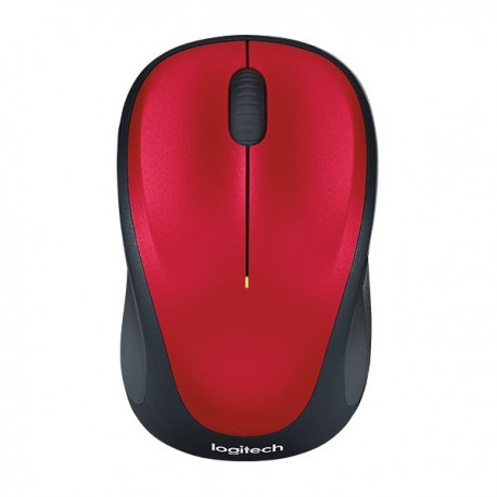 Logitech myš M235/ Bezdrátová/ Optická/ 1000dpi/ USB přijímač/ červená