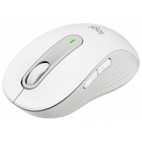 Logitech myš M650M/ kancelářská/ optická/ bezdrátová USB + Bluetooth/ bílá