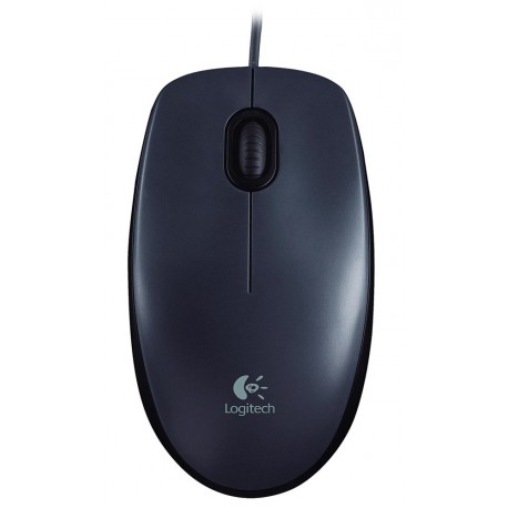 Logitech myš M90/ 3 tlačítka/ 1000dpi/ USB/ šedá