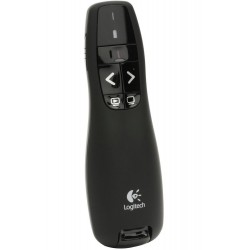 Logitech Presenter R400/ bezdrátový/ 2,4 GHz/ USB/ červené laser ukazovátko