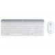 Logitech set klávesnice a myši MK470/ bezdrátový/ 2.4GHz/ USB přijímač/ US/ bílý