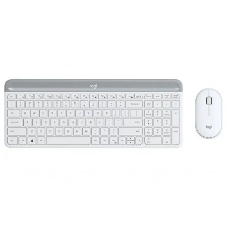 Logitech set klávesnice a myši MK470/ bezdrátový/ 2.4GHz/ USB přijímač/ US/ bílý