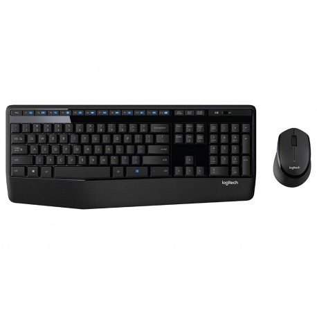 Logitech set klávesnice s myší MK345 / bezdrátový / 2,4Ghz / USB přijímač / CZ + SK / černá