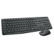 Logitech set MK235/ Bezdrátová klávesnice + myš/ 2.4GHz/ USB přijímač/ CZ/ šedý