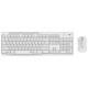 Logitech set MK295/ Bezdrátová klávesnice + myš/ 2.4GHz/ USB přijímač/ US/ bílý