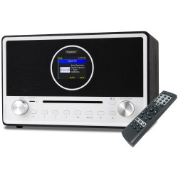 Maxxo internet. rádio CD03 /DAB+ /FM /Wifi /BT /CD přehr. /stereo rep. /dál, ovl /line out /české menu /UPnP,DLNA /budik