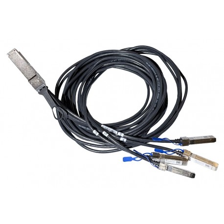 MikroTik DQ+BC0003-DS+ 200G/400G na 4× 50G MiniGBIC moduly, 3m, QSFP56
