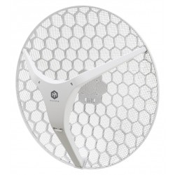 MikroTik LHG 5 XL ax, outdoor klient, anténa 27 dBi, 7°, GbE, 802.11a/n/ac/ax, L3 (5GHz)