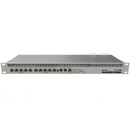 MikroTik RouterBOARD RB1100AHx4 Dude 64 GB SSD, 4x 1,4 GHz, 13x GbE, Dual PSU, vč. L6