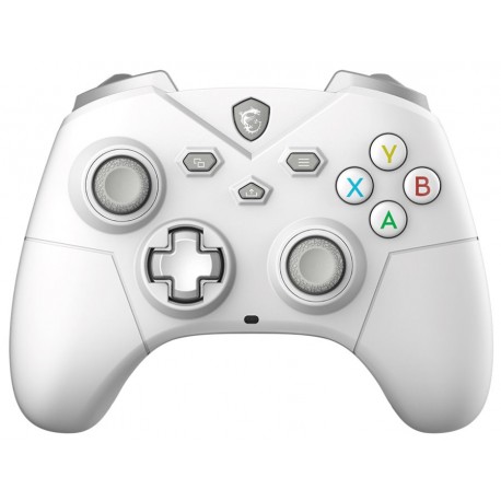 MSI gamepad FORCE GC300 Wireless White/ bezdrátový/ 2,4GHz/ Bluetooth/ USB-C/ pro PC, Android/ bílý