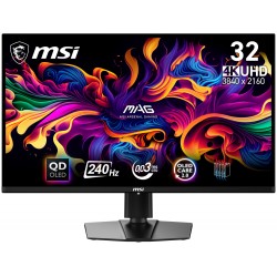 MSI Gaming MAG 321UPX QD-OLED/ 31,5"/ 3840 x 2160/ OLED/ 0,03ms/ 240Hz/ 250cd/m2/ 150000:1/ HDMI/ DP/ VESA/ černý