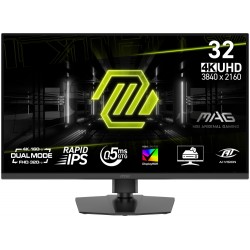 MSI Gaming MAG 322URDF E16/ 31.5"/ 3840x2160 / IPS/ 0,5ms/ 160Hz/ 400cd/m2/ 1000:1/ HDMI/ DP/ USB/ VESA/ černý