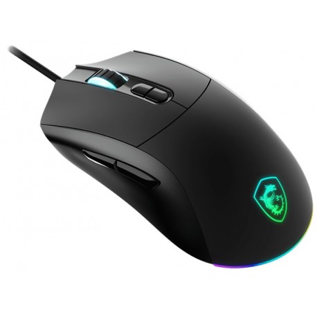 MSI herní myš FORGE GM320/ drátová/ 12.800 dpi/ RGB podsvícení/ 7 tlačítek/ USB