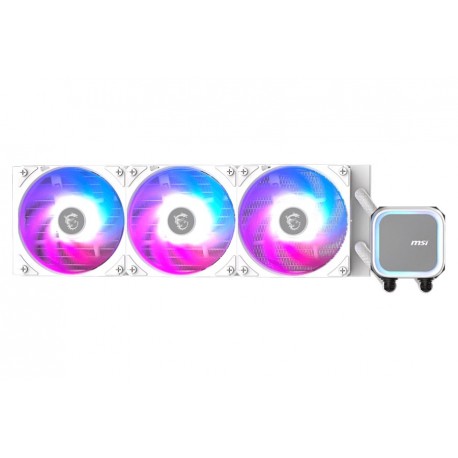 MSI vodní chladič CPU MAG CORELIQUID A13 360 WHITE/ 3x 120mm ARGB fan / bílý