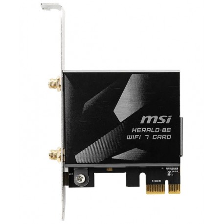 MSI WiFi PCIe adaptér HERALD BE9400 WI-FI 7/ PCI-E/ 6 GHz/ 5GHz/ 2,4GHz