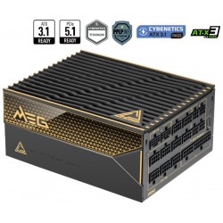 MSI zdroj MEG Ai1600T PCIE5/ 1600W/ ATX3.1/ akt. PFC/ 12 let celk. záruka/ 135mm fan/ modulární kabeláž/ 80PLUS Titanium