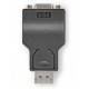NEDIS adaptér DisplayPort/ zástrčka DisplayPort - zásuvka VGA/ černý/ blistr