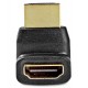 NEDIS adaptér HDMI/ konektor HDMI – zásuvka HDMI/ úhlový 270°/ černý/ box