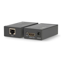 NEDIS HDMI extender/ přes Cat6/ do 60 m/ 1080p/ 1.65 Gbps/ kov/ antracit